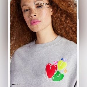 Kate Spade Rainbow Hearts Sweatshirt